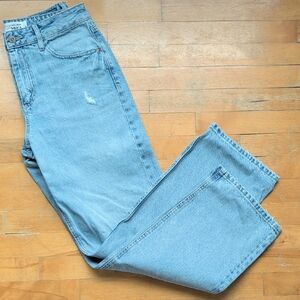 Dynamite Washed Light Blue Relaxed Jeans